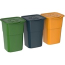 Odpadkový kôš Eco 3 x 50 l