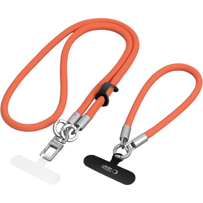 Tech-protect C10S Rope Crossbody & Wrist оранжев/титан (5906302340095)