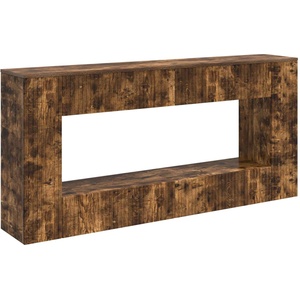 vidaXL Конзолна маса Пушена Дъб 155 x 29 x 74 см (899891)