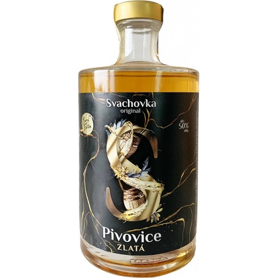 Svach Zlatá Pivovice 50% 0,5 l (holá láhev)