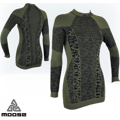 ELEMENT TEE WOMEN teplé prodloužené termoprádlo Moose zelená