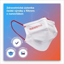 Batist Nano fiber 4-vrstvá rouška s gumičkou 10 ks