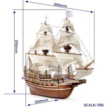 Occre HMS Revenge 1: 85 комплект