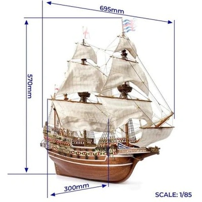 Occre HMS Revenge 1: 85 комплект