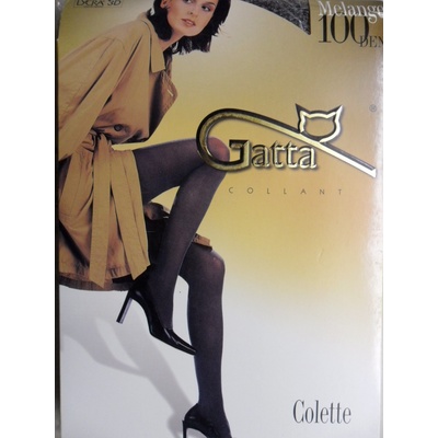 Gatta Colette 100 DEN melange-nero