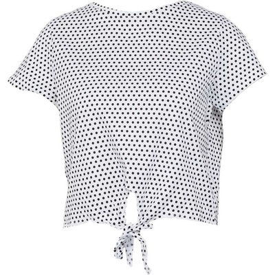 CAMAIEU Бяла щампована тениска с възел CAMAIEU | Byal | ЖЕНИ | XL