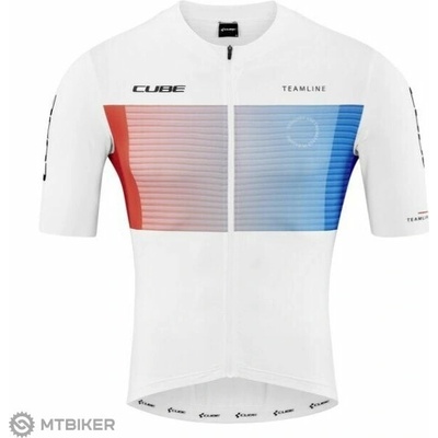 Cube Teamline biela/modrá/červená