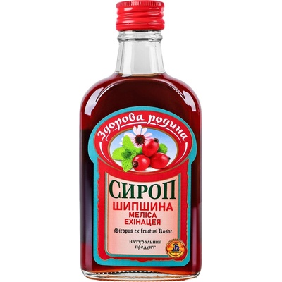 Zdorova rodyna Sirup šipek medunka echinacea 200 ml
