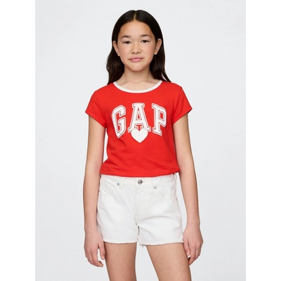 GAP dievčenské tričko s logom Americana 781862-02