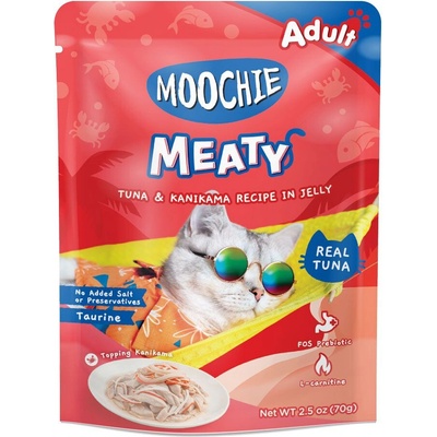 MOOCHIE Tuniak a Kanikama v želé 70 g