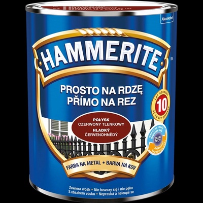 Hammerite přímo na rez 0,7L hladká červenohnědá