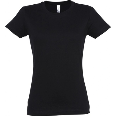 SOĽS Imperial Dámske triko s krátkym rukávom SL11502 Deep black