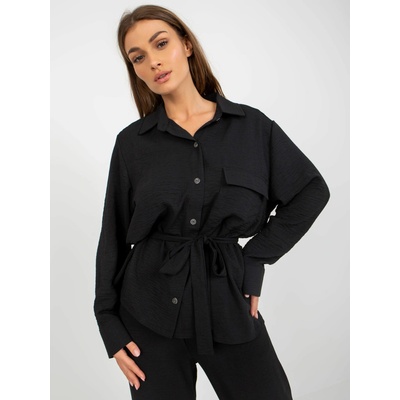 Lakerta Shirt-LK-KS-509293.54P-black čierna
