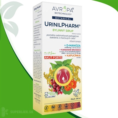 Avropa UrinilPharm bylinný sirup 200 ml