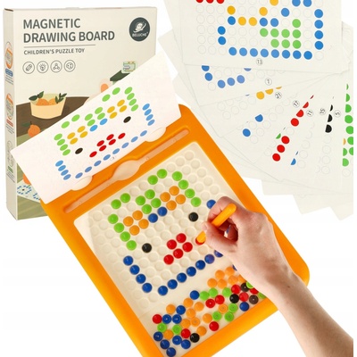 KIK KX3859 Magnetická tabuľa s farebnými gombíkmi XL