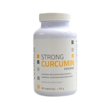 NutriWorks Strong Curcumin Piperine 90 kapsúl