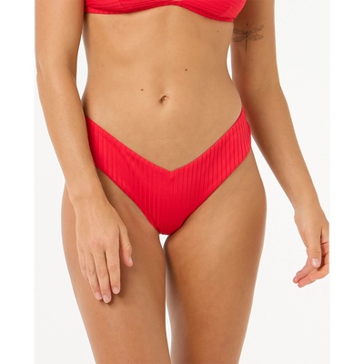 Rip Curl Premium Surf Skimpy Hipster долнище на бански костюм хибискус червено