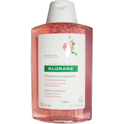 Klorane Pivoine de Chine šampon zklidňující ciltlivou pokožku 200 ml