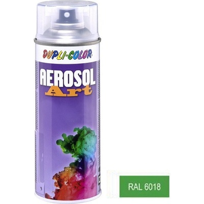 Dupli color Aerosol Art Lesk Ral 6018 400ml, Aerosol Art