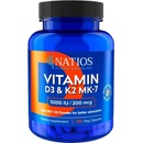 NATIOS Vitamín D3 & K2 (MenaQ7 MK-7) 5000 IU & 200 mcg 100 kapsúl