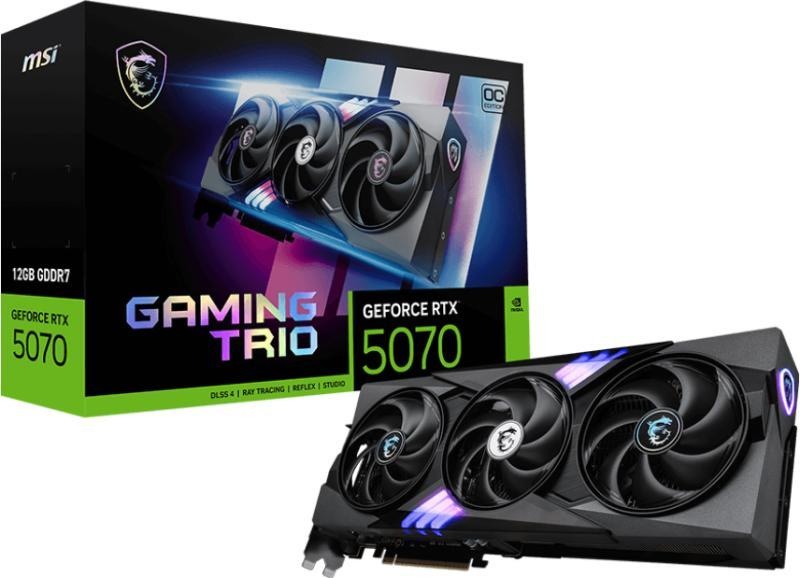 MSI GeForce RTX 5070 GAMING TRIO OC 12GB GDDR7 192bit (GeForce RTX 5070 12G GAMING TRIO OC)