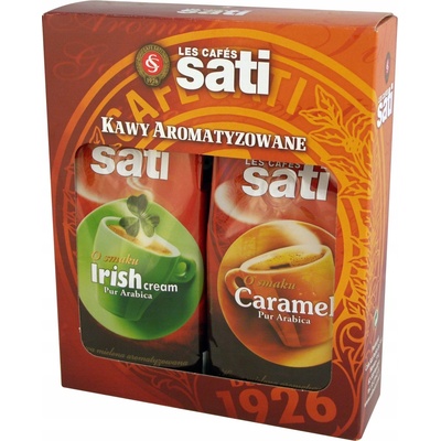 Sati Káva Ořechová Creme Brule mletá 2 x 250 g