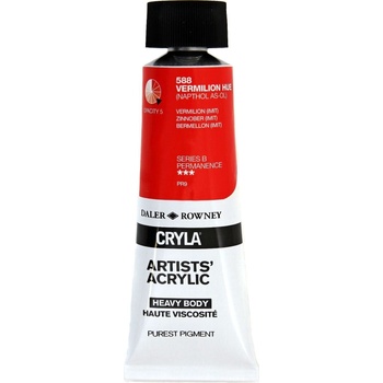Daler-Rowney Cryla Artists’ АКРИЛНА боя Vermilion Hue 75 ml 1 бр (125075588)