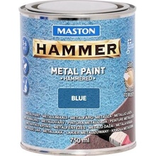 Maston Paint Hammer Hammered Blue 750 ml