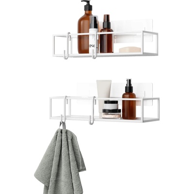 Umbra hk ltd (Канада) Комплект от 2 бр. стенни органайзери umbra cubiko - цвят бял (umbra 1018615-660)