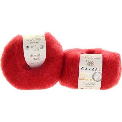 Gazzal Super Kid Mohair 64416 červená