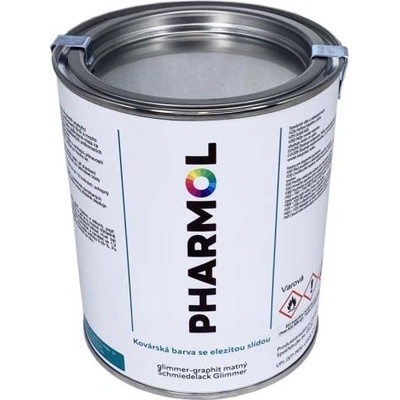PHARMOL Grafitová matná farba lak pre umelecké kováčstvo Kul Glimmer-graphit matt, 1 l