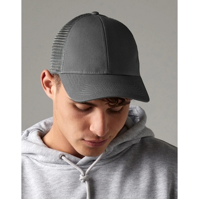 Beechfield Organic Cotton Trucker tmavo modrá