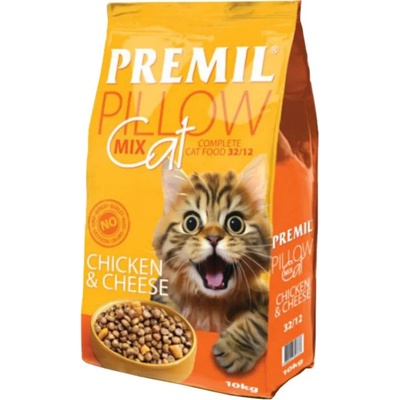 Premil Pillow Mix Cat Chicken and Cheese 10 kg