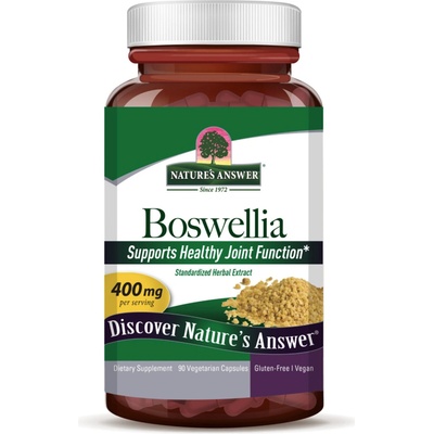 Nature's Answer Boswellia, extrakt, 400 mg, 90 kapslí