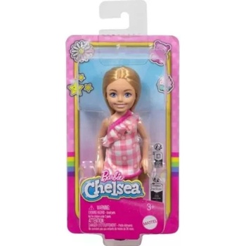 Mattel Барби Челси Клуб: Русо момиче с розова рокля (hxm95)