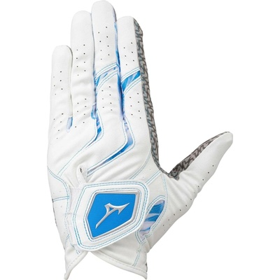 Mizuno Double Grip Mens Golf Glove Levá bílo/modrá XL