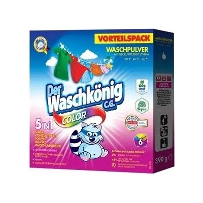 Waschkönig prášok na pranie Color 390 g 6 PD