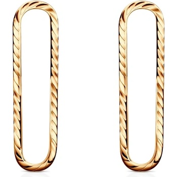 SAVICKI Обеци Savicki: позлатено сребро