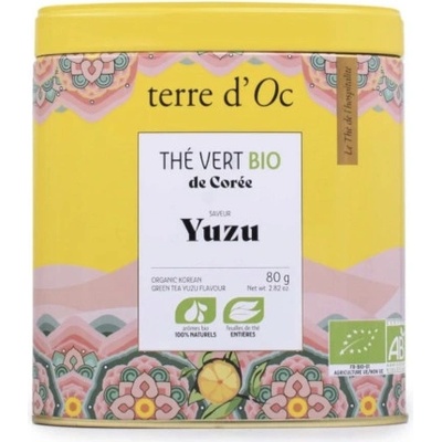Terre d'Oc Yuzu BIO Zelený čaj 80 g
