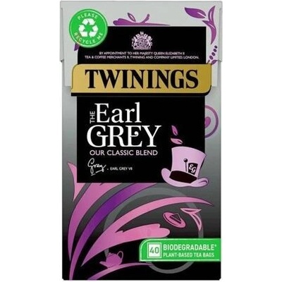 Twinings Earl Grey černý čaj 40 ks 100 g