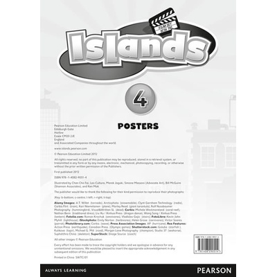 Islands 4 Posters for Pack - neuveden
