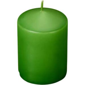 Mumsan Ароматна свещ Mumsan, цвят зелен, 10см, 60ч горене