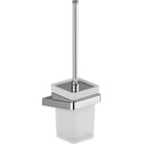 Ravak Koncept 10° X07P330 TD 410.00 Držiak s nádobkou a WC kefou chróm, sklo