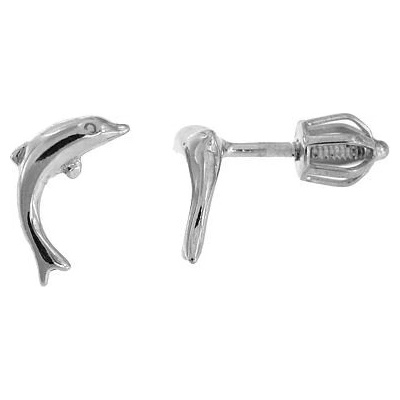 Infinitysilver stříbrné náušnice delfíni 431331
