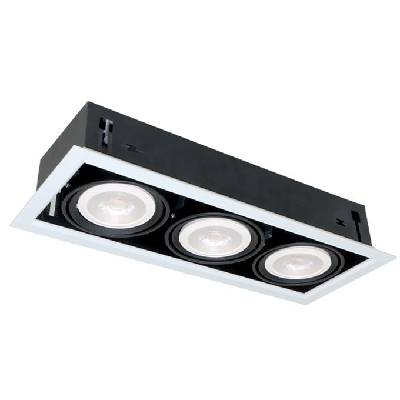 LED луна ELMARK 92Q31227DGR, 3X12W, 230V, защита IP20, 2700lm, 2700K, тъмно сив (92Q31227DGR)