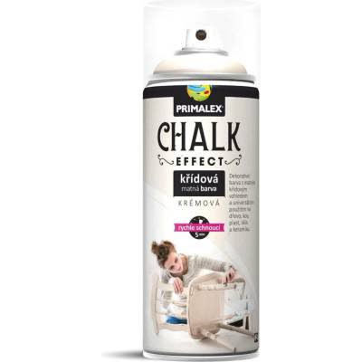Primalex Chalk effect křídová barva ve spreji 400 ml krémová