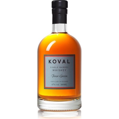 KOVAL FOUR GRAIN WHISKEY 47% 0,5 l (čistá fľaša)