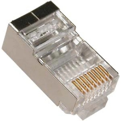 EuroLan konektor STP RJ45, Cat.5e, 8p8c, pozlacený LY-US006