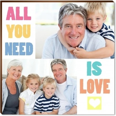 Fotopanel, All you need is love, 15x15 cm - 21826