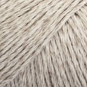 DROPS Design Bomull-Lin Uni Colour 03 Light Beige Плетива прежда (103703)